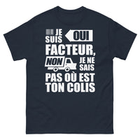 Thumbnail for T-shirt facteur marine - Je suis facteur, non je ne sais pas où est ton colis