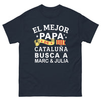 Thumbnail for T-shirt Catalogne marine - El Mejor Papá de Cataluña