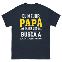 Thumbnail for T-shirt Maroc marine - El mejor papá de Marruecos