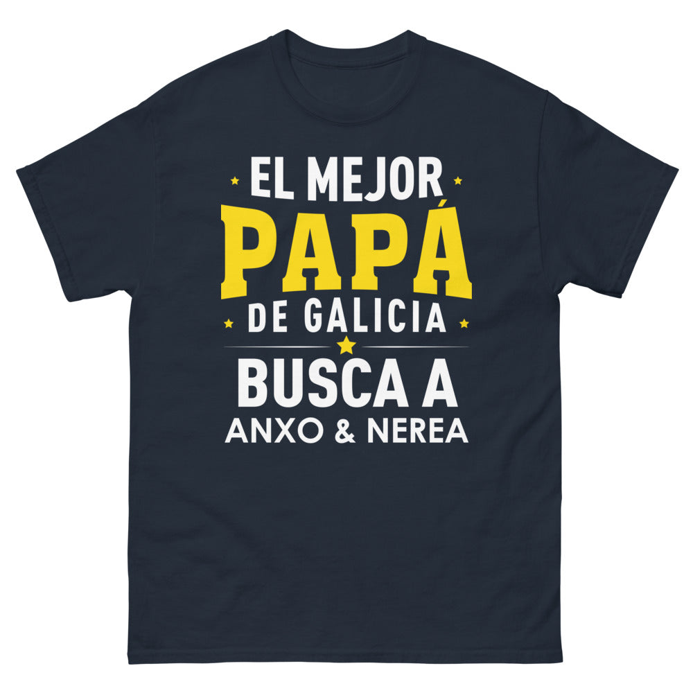 T-shirt Galicia marine - El Mejor Papá de Galicia