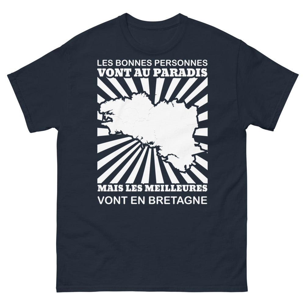 T-shirt Bretagne marine - Les meilleures vont en Bretagne
