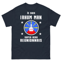 Thumbnail for T-shirt Réunion marine - Je suis I'Rhum Man, Super Héros