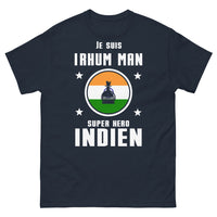 Thumbnail for T-shirt Indien Sombre marine - Rhum Man super héros local