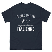 Thumbnail for T-shirt Italie marine - Je suis une fée, l'italienne forte