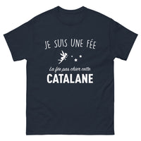 Thumbnail for T-shirt Catalogne marine - Je suis une fée, La fée pas chier