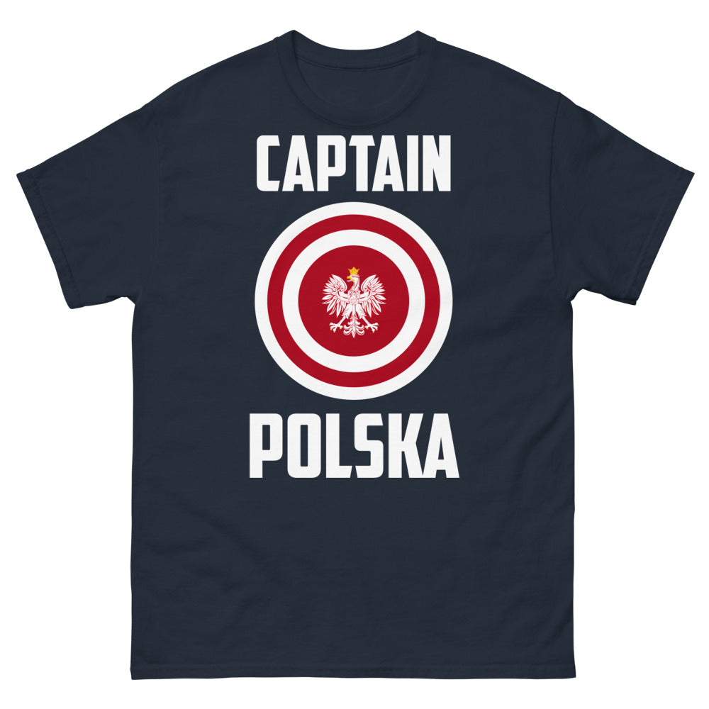 T-shirt Pologne marine - Captain Polska Dark Edition