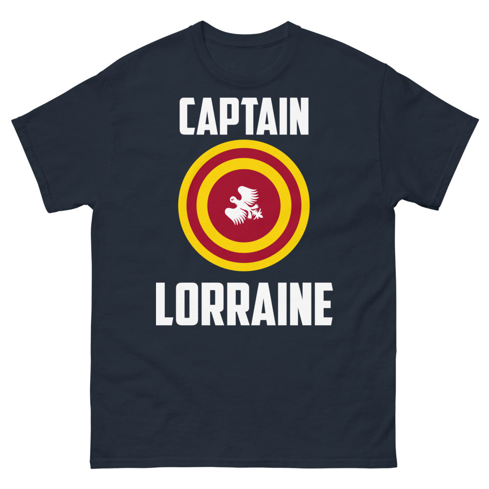 T-shirt Lorraine marine - Hommage à la région avec humour