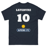Thumbnail for T-shirt Apéritif noir dos - Un clin d'œil à la famille Lefebvre