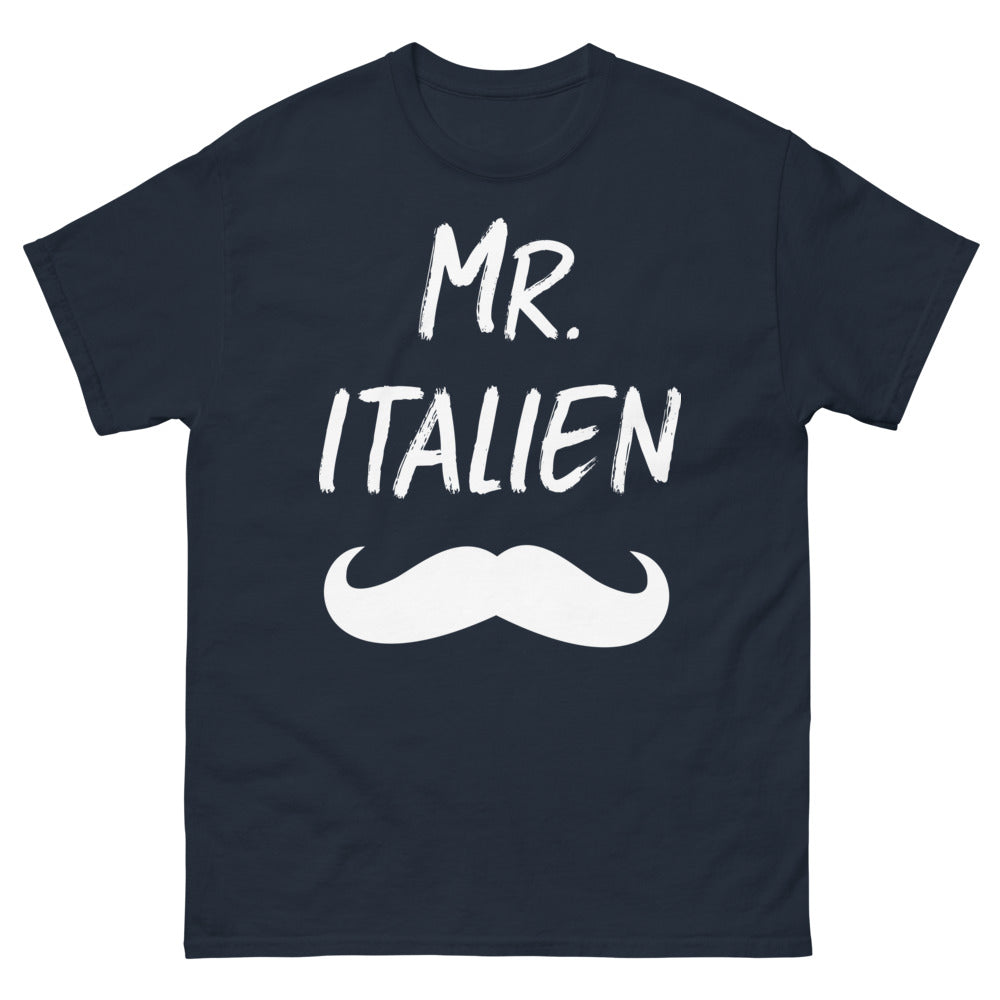 T-Shirt Italienisch marineblau - Italiener am Herzen