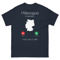 Thumbnail for T-shirt Allemagne marine - L'Allemagne m'appelle, il faut y aller