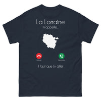 Thumbnail for T-shirt Lorraine marine - La Lorraine m'appelle, il faut que j'y aille