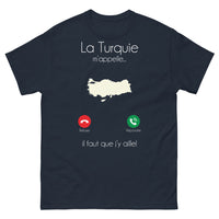 Thumbnail for T-shirt Turquie marine - La Turquie m'appelle, il faut que j'y aille
