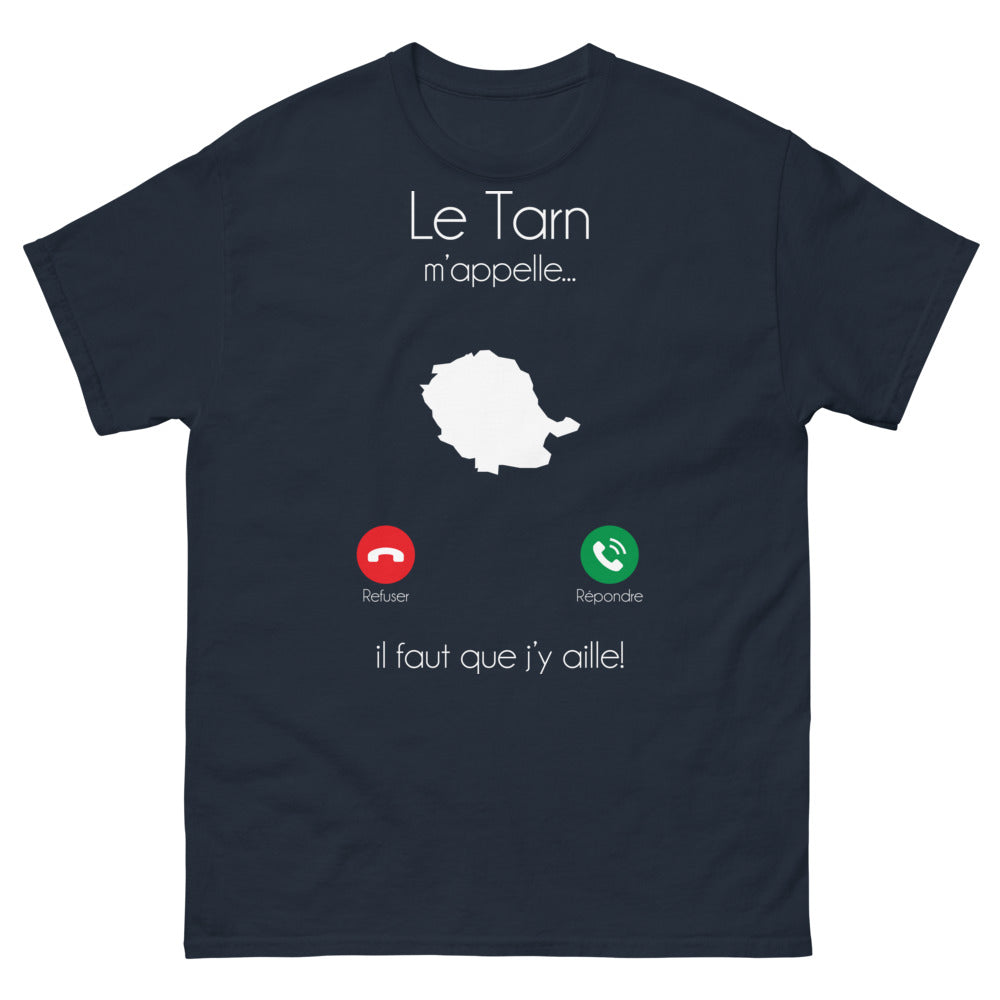 T-shirt Tarn marine - Le Tarn m'appelle, il faut que j'y aille