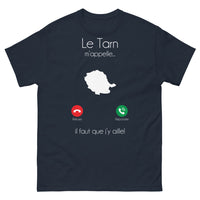 Thumbnail for T-shirt Tarn marine - Le Tarn m'appelle, il faut que j'y aille