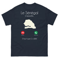 Thumbnail for T-shirt Sénégal marine - Le Sénégal m'appelle, il faut y aller