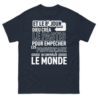Thumbnail for T-shirt Provence marine - Et le 8e jour, Dieu créa le pastis