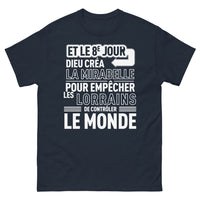Thumbnail for T-shirt Lorraine marine - Et le 8e jour Dieu créa la Mirabelle