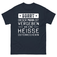 Thumbnail for T-shirt Autriche marine - Sorry, dieser Mann ist vergeben