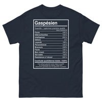 Thumbnail for T-shirt Gaspésien marine - Fiers habitants de la pointe
