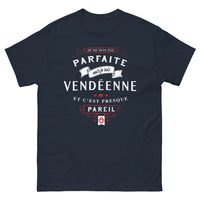 Thumbnail for T-shirt Vendée marine - Je ne suis pas parfaite mais je suis Vendéenne