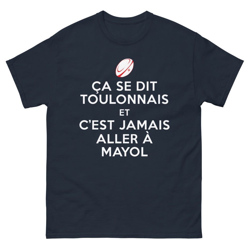 T-shirt Toulon marine - Ne jamais aller à Mayol