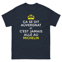 Thumbnail for T-shirt Auvergne marine - Ça se dit auvergnat et c’est jamais allé au Michelin