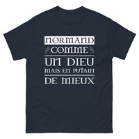 Thumbnail for T-shirt Normand marine - Comme un dieu, mais en mieux !