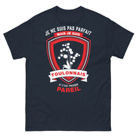 Thumbnail for T-shirt Toulonnais marine - Je ne suis pas parfait mais Toulonnais