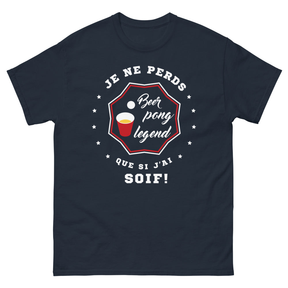 T-shirt Bretagne marine - Je ne perds que si j'ai soif