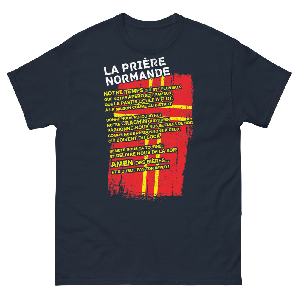 T-shirt Normandie marine - La Prière Pluvieuse
