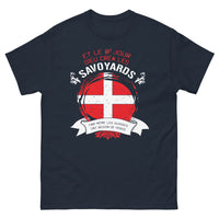 Thumbnail for T-shirt Savoyard marine - Même les Suisses ont besoin de héros