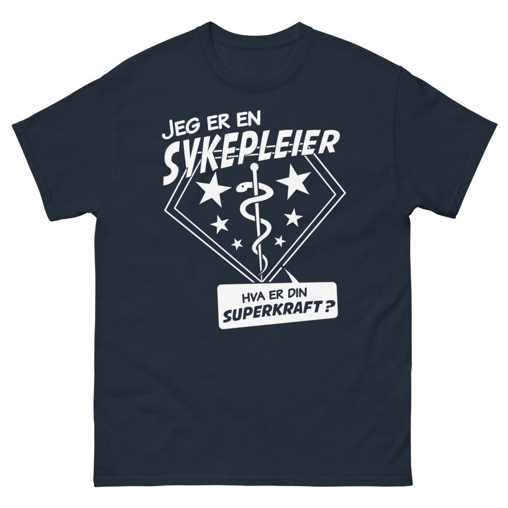 T-shirt Infirmier marine - Quelle est votre superpuissance ?