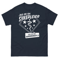 Thumbnail for T-shirt Infirmier marine - Quelle est votre superpuissance ?