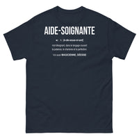Thumbnail for T-shirt Aide-soignante noir dos - Définition de la Patience