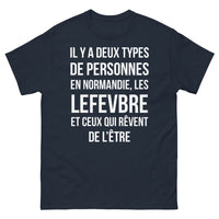 Thumbnail for T-shirt Normandie marine - Les Lefebvre et ceux qui rêvent de l'être
