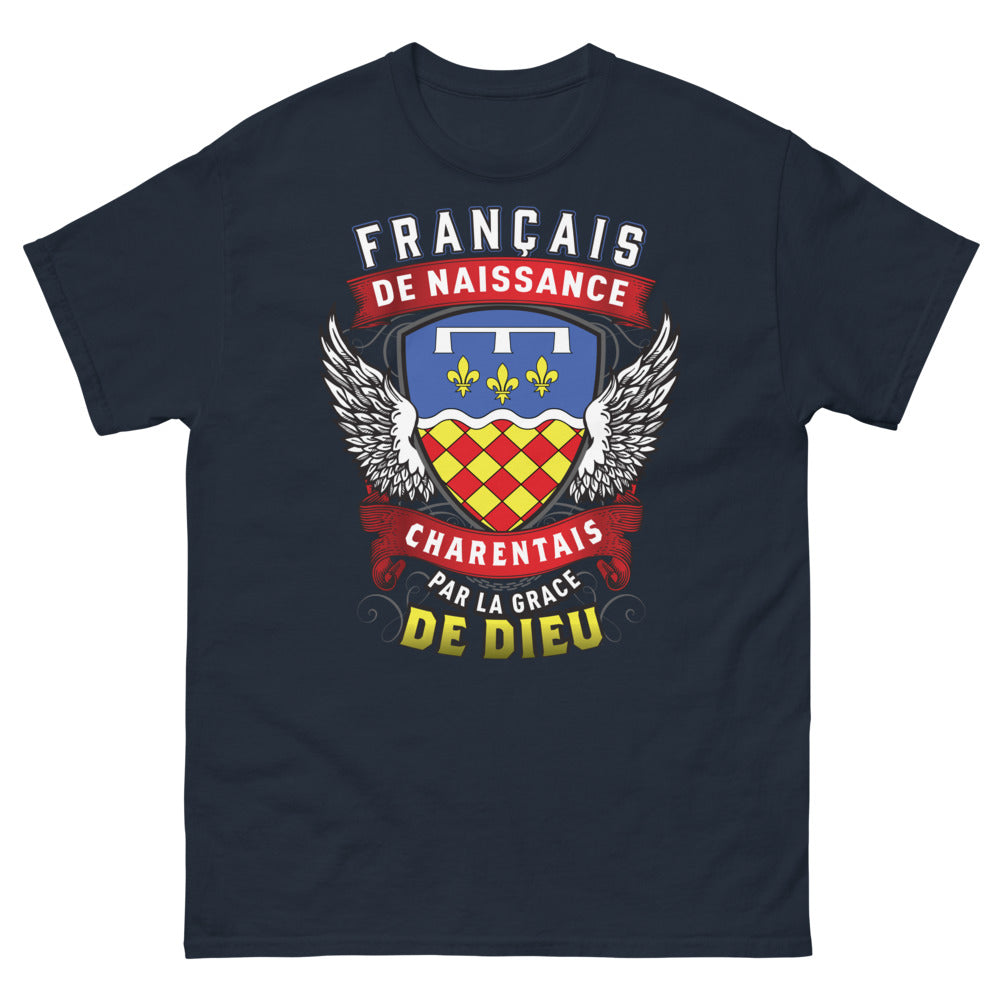 T-shirt Charente marine - Français de Naissance, Charentais par la Grâce de Dieu