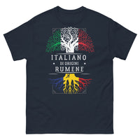 Thumbnail for Maglietta Romania blu navy - Orgoglio e humour delle origini