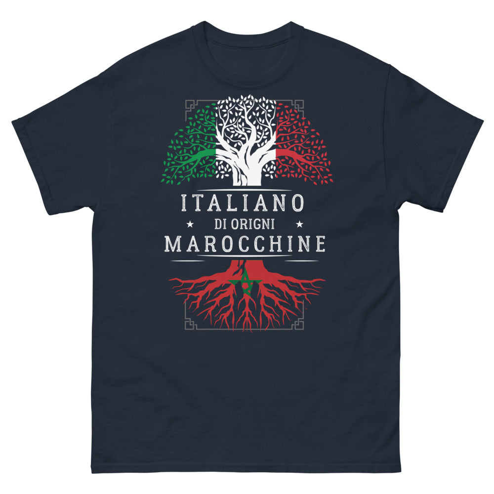 T-Shirt Marocchino Nero dietro - Un ponte tra culture