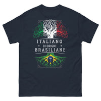 Thumbnail for Maglietta Brasiliano blu navy - Un misto di culture gioioso