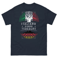 Thumbnail for T-Shirt Italia- Germania blu - eredità germano-italiana