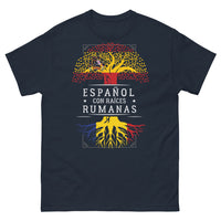 Thumbnail for T-shirt Espagne marine - Fierté des racines roumaines