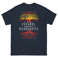 Thumbnail for T-shirt Espagne marine - Racines marocaines à fleur de peau