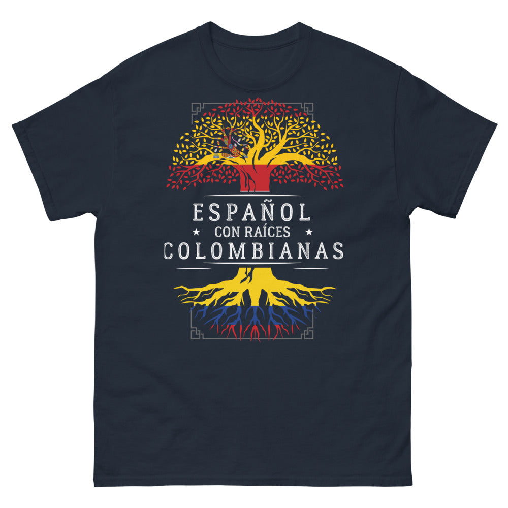 T-shirt Colombie marine - Fierté et rythme de cumbia