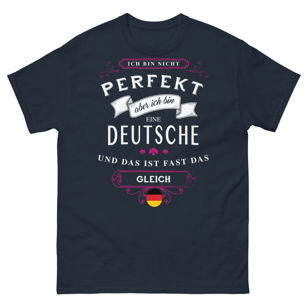 T-shirt Allemagne marine - Je ne suis pas parfait, mais presque