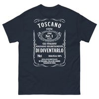 Thumbnail for T-Shirt Toscana blu scuro - L'essenza Italiana in un Capo Unico