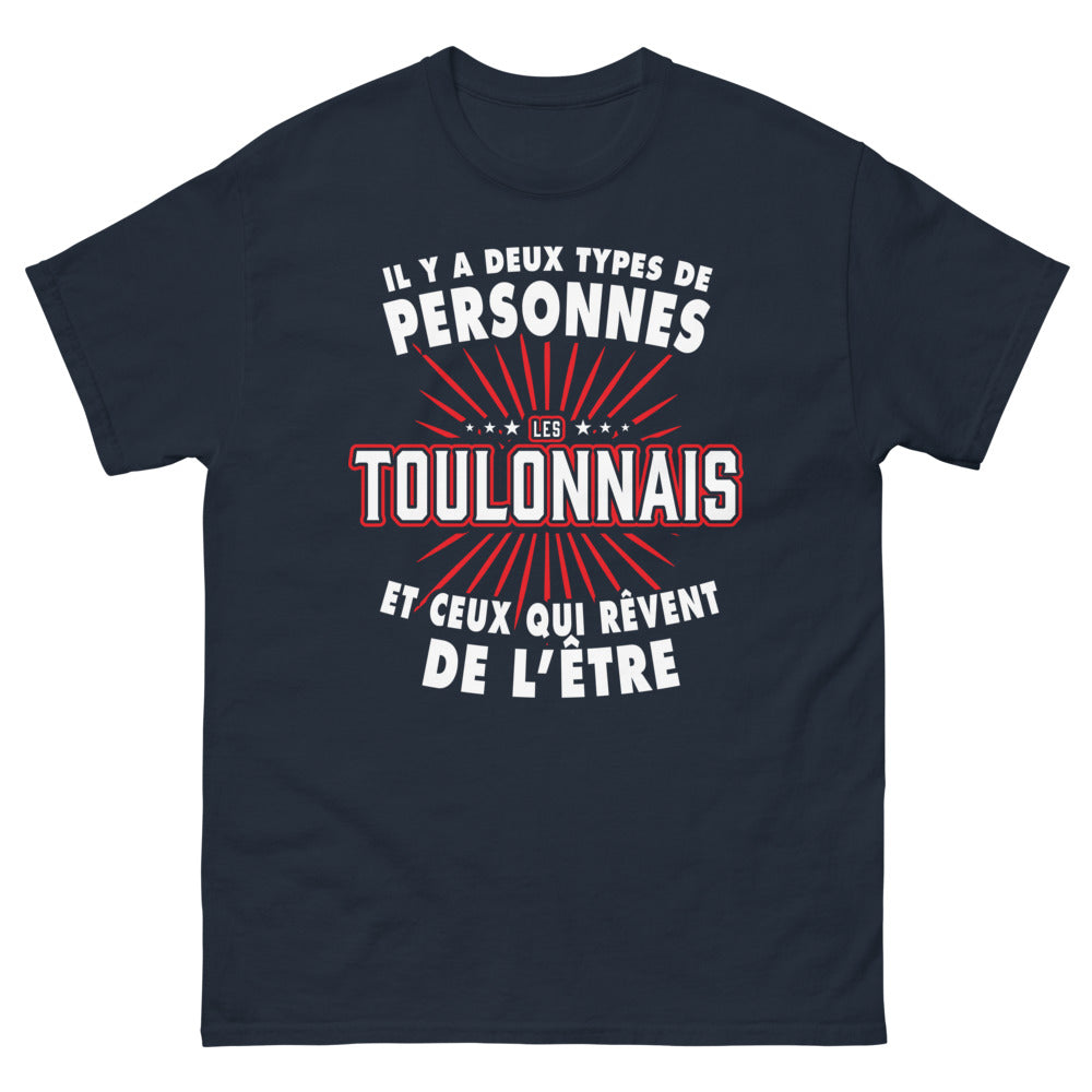 T-shirt Toulon marine - Il y a deux types de personnes