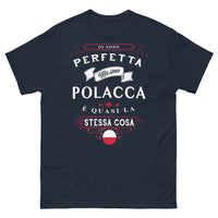 Thumbnail for T-Shirt Polonia navy — Sapevi che essere perfetti è un'arte