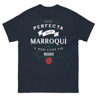 Thumbnail for T-shirt Maroc bleu marine - No soy perfecta, pero soy marroquí