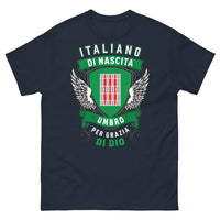 Thumbnail for T-Shirt Umbria blu scuro - Italiano di Nascita, Umbro per grazia di Dio