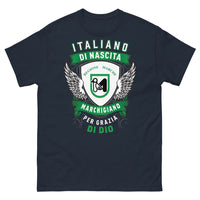 Thumbnail for T-Shirt Marche blu navy - Italiano di Nascita, Marchigiano per Grazia di Dio